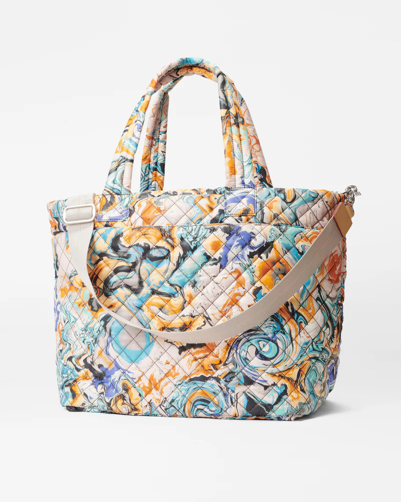 MZ Wallace Large Metro Tote Deluxe in Agate - Big Bag NY