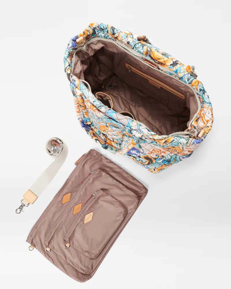 MZ Wallace Large Metro Tote Deluxe in Agate - Big Bag NY