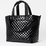MZ Wallace Large Metro Tote Deluxe in Black Lacquer - Big Bag NY