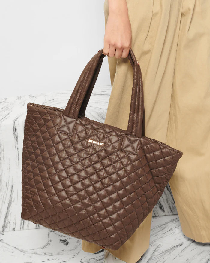 MZ Wallace Medium Metro Tote Deluxe  Walnut - Big Bag NY