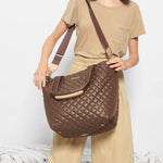 MZ Wallace Medium Metro Tote Deluxe  Walnut - Big Bag NY