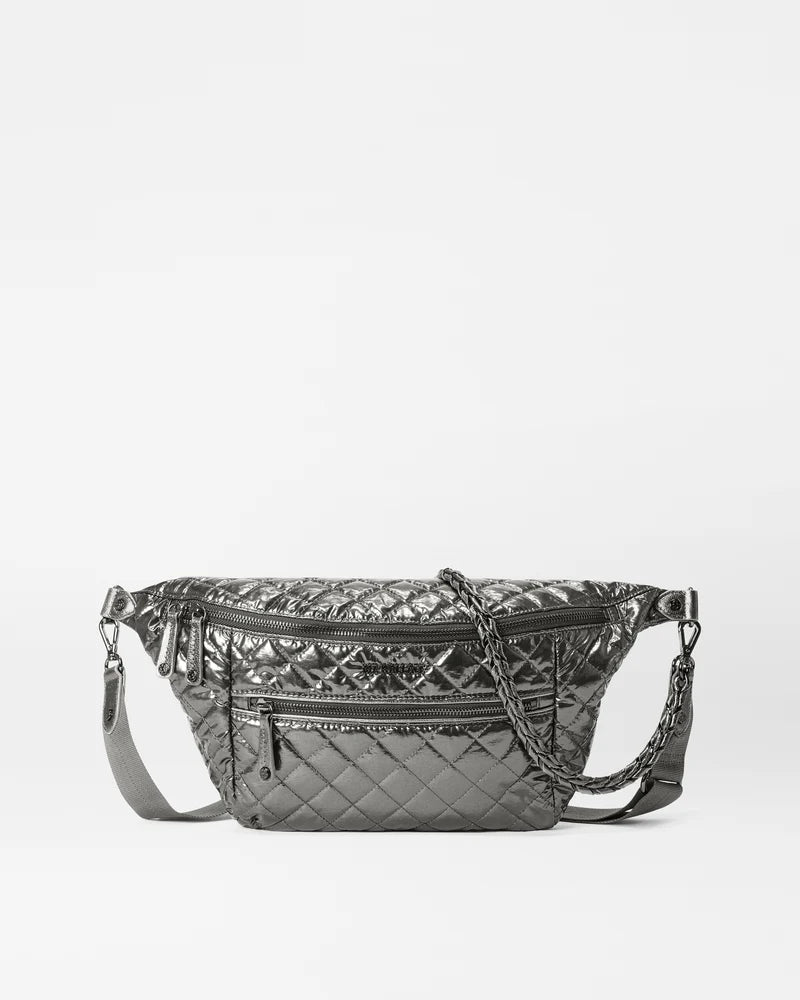 Pewter Metallic MZ Wallace Crosby Sling - Big Bag NY