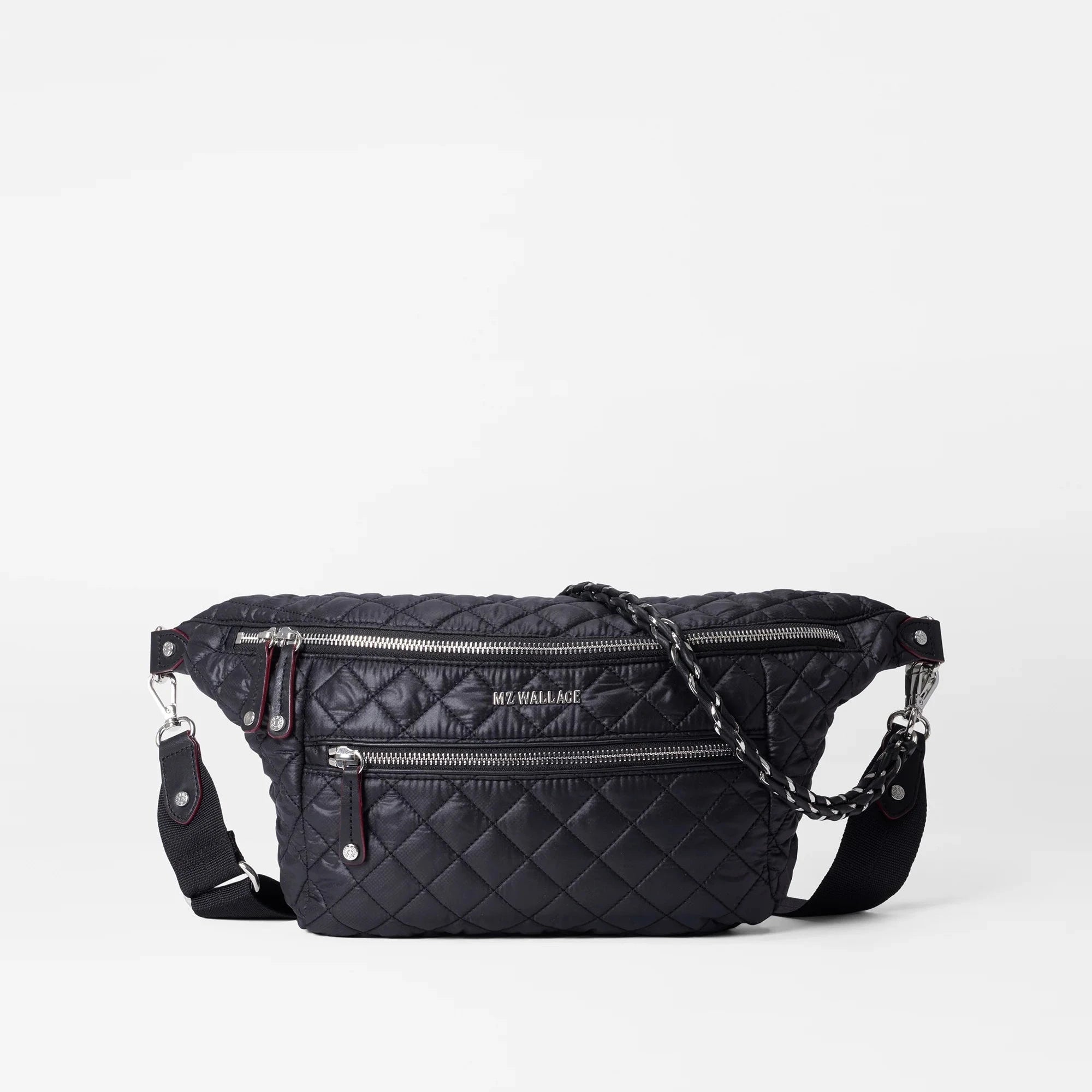 MZ Wallace Crosby Crossbody Sling in Black - Big Bag NY