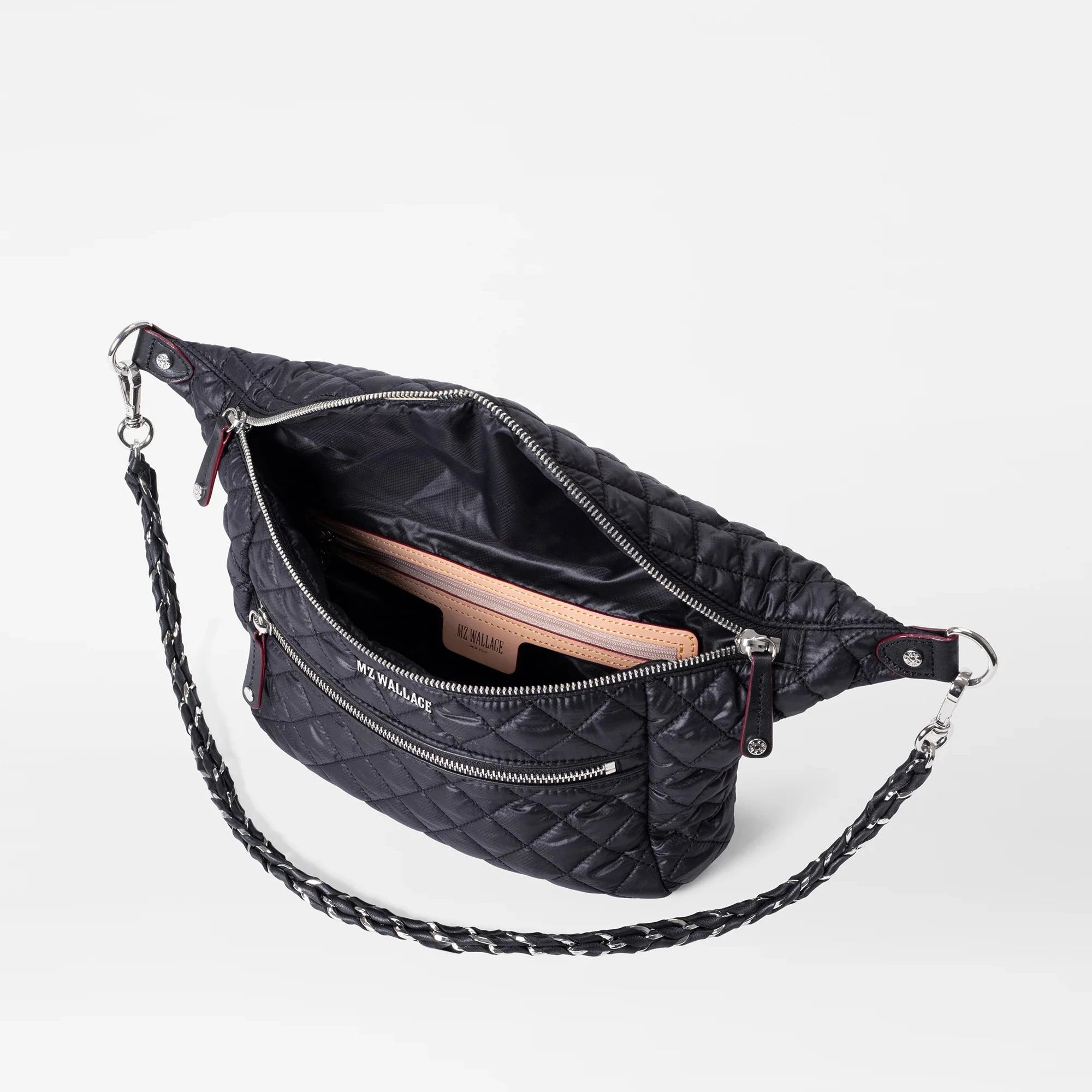 MZ Wallace Crosby Crossbody Sling in Black - Big Bag NY