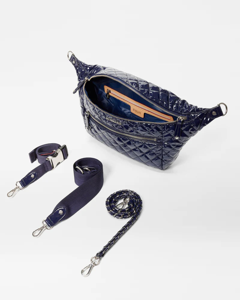 Navy Lacquer MZ Wallace Crosby Sling - Big Bag NY