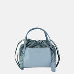 PLINIO Drawstring Small Tote in Cristallo - Big Bag NY