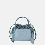 PLINIO Drawstring Small Tote in Cristallo - Big Bag NY