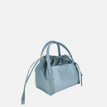 PLINIO Drawstring Small Tote in Cristallo - Big Bag NY