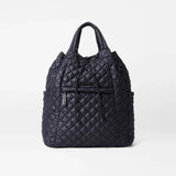 MZ Wallace Metro Convertible Backpack in Black - Big Bag NY