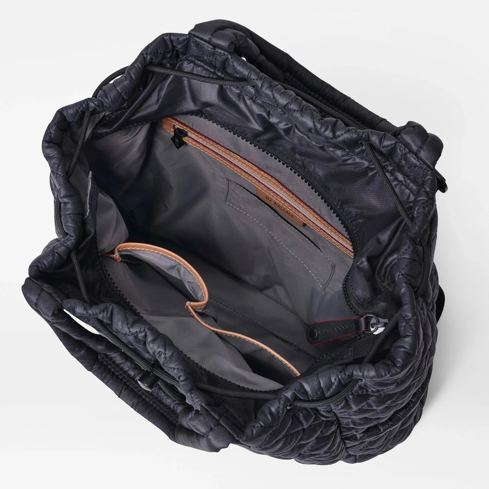 MZ Wallace Metro Convertible Backpack in Black - Big Bag NY