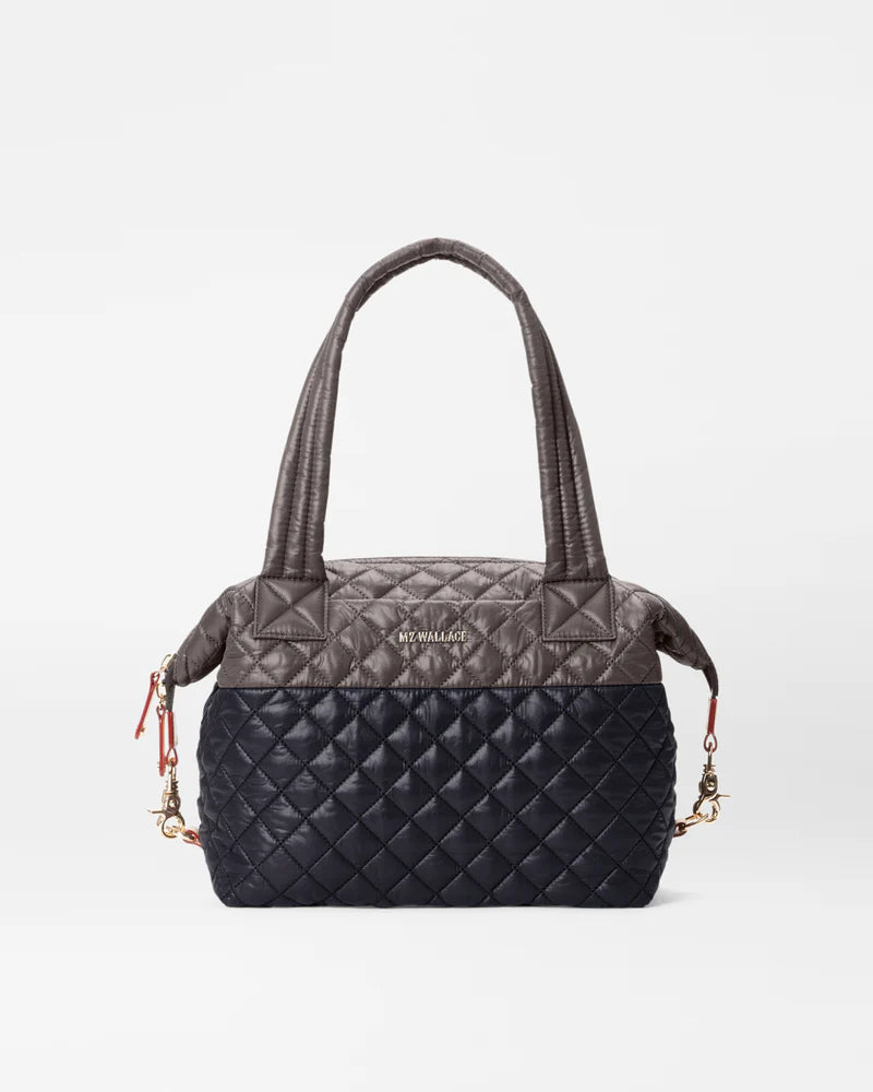 MZ Wallace Medium Sutton Deluxe in Black Magnet - Big Bag NY
