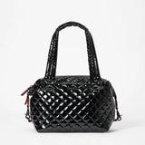 MZ Wallace Medium Sutton Deluxe in Black Lacquer - Big Bag NY