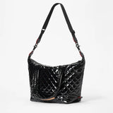 MZ Wallace Medium Sutton Deluxe in Black Lacquer - Big Bag NY