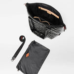 MZ Wallace Medium Sutton Deluxe in Black Lacquer - Big Bag NY
