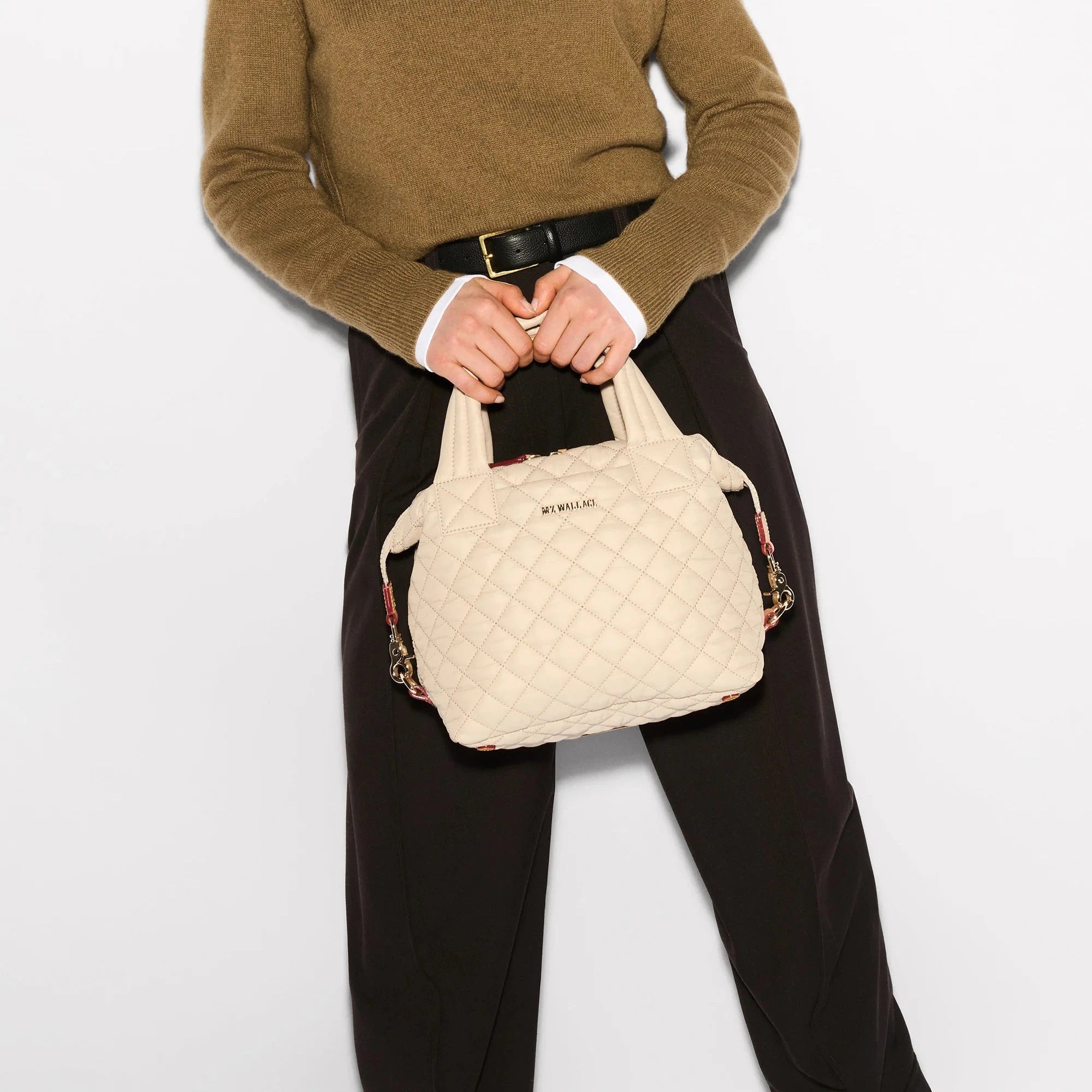MZ Wallace Small Sutton Deluxe in Buff - Big Bag NY