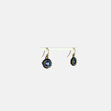 Danielle Welmond Caged Blue Zircon Earrings - Big Bag NY