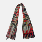 Tradition Textiles Rectangle Strokes Wool Scarf - Big Bag NY