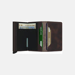 Secrid Slimwallet in Vintage Leather in Chocolate - Big Bag NY