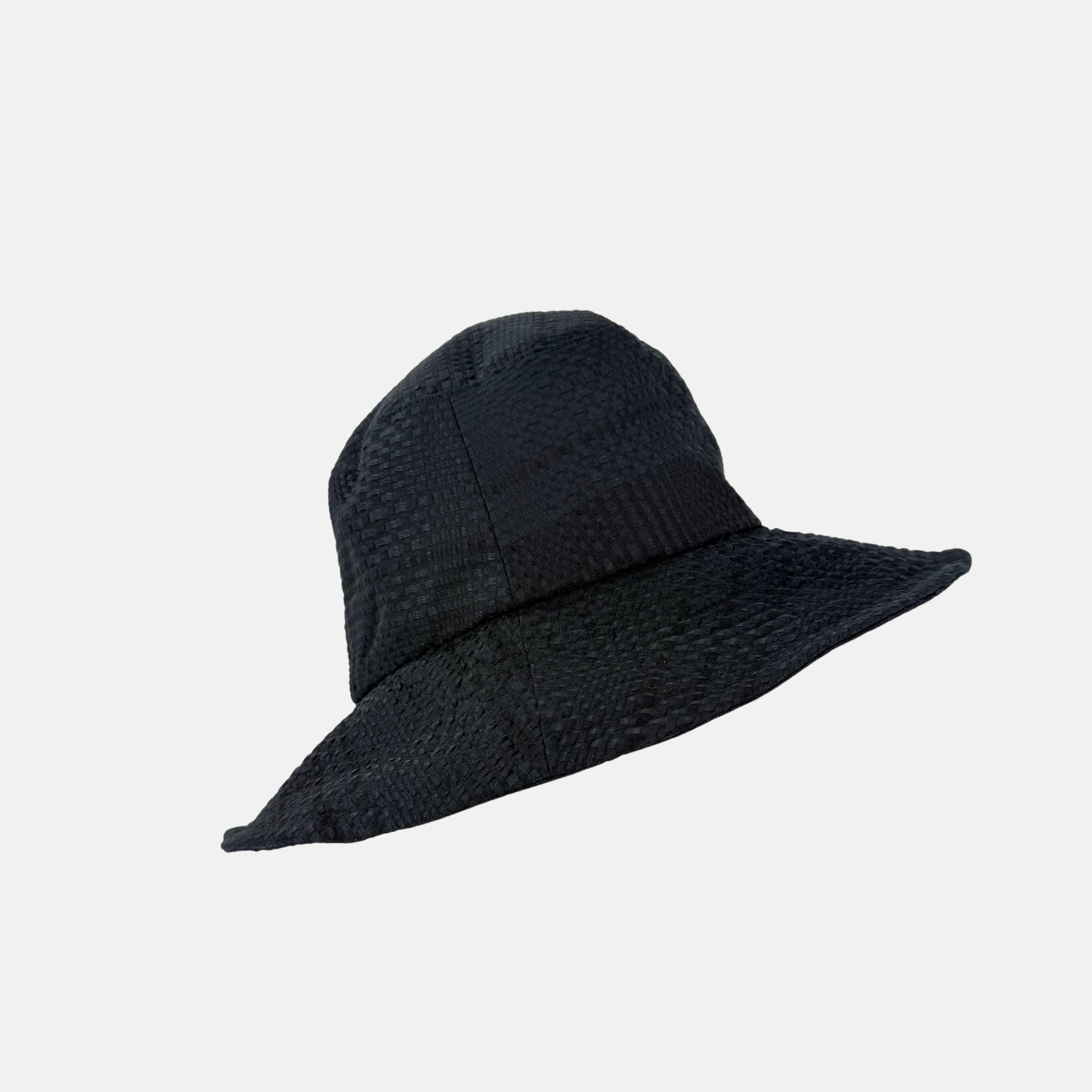 PCNQ THEO Cotton Sun Hat in Black - Big Bag NY