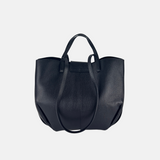 Angi Venezia Double Handle Large Tote with Flap Lock - Big Bag NY