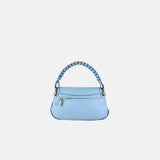 Plinio Visona Cherie Woven Top Handle Shoulder Bag in Artico - Big Bag NY