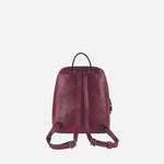 Red Marta Ponti Pocket Leather Backpack - Big Bag NY