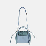 PLINIO Drawstring Small Tote in Cristallo - Big Bag NY