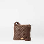 MZ Wallace Metro Flat Crossbody in Walnut - Big Bag NY
