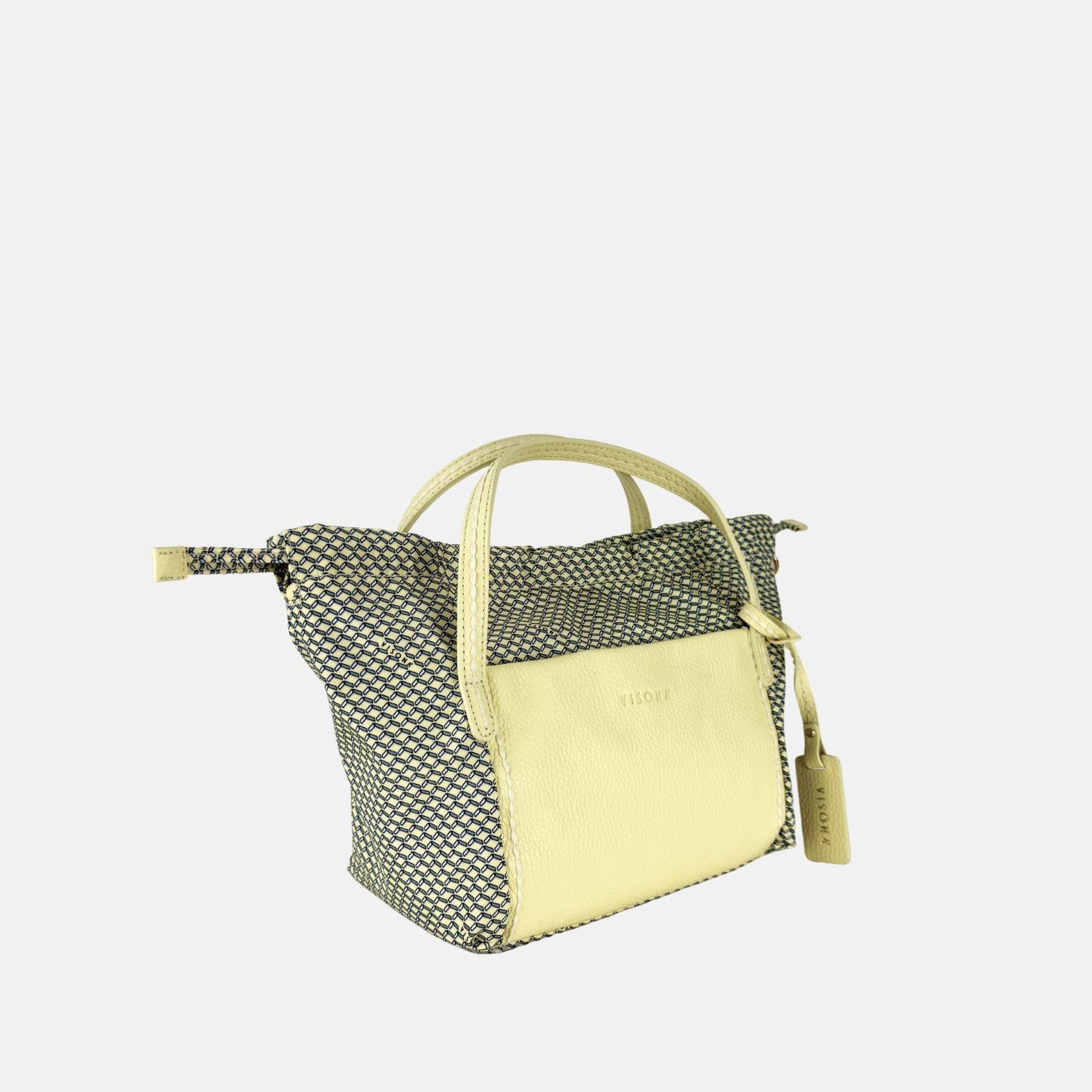 PLINIO Drawstring Small Tote in Canarino - Big Bag NY