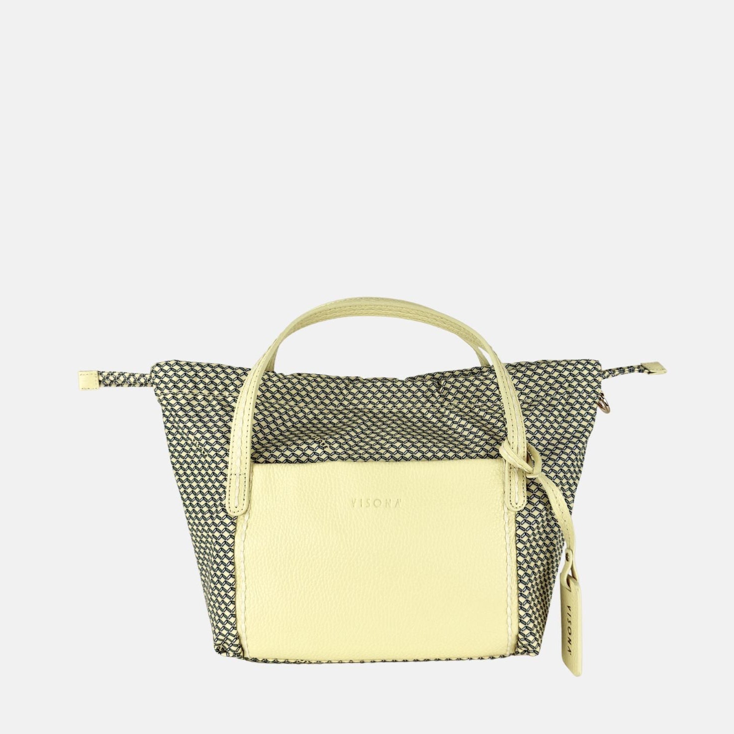 PLINIO Drawstring Small Tote in Canarino - Big Bag NY