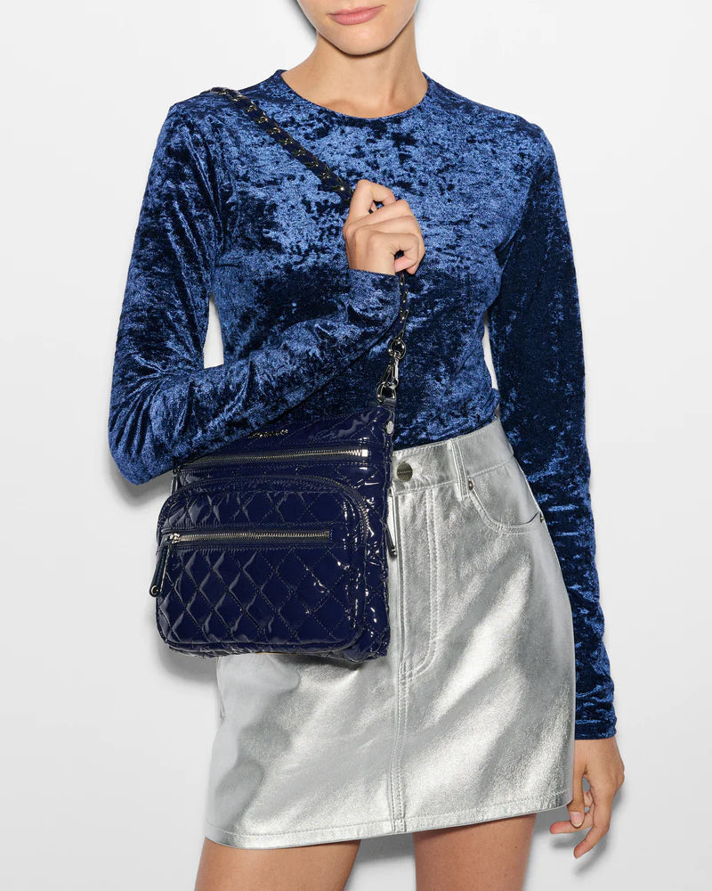 Downtown Crosby Navy Lacquer - Big Bag NY