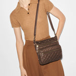MZ Wallace Downtown Crosby in Walnut - Big Bag NYC