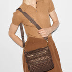 MZ Wallace Downtown Crosby in Walnut - Big Bag NYC