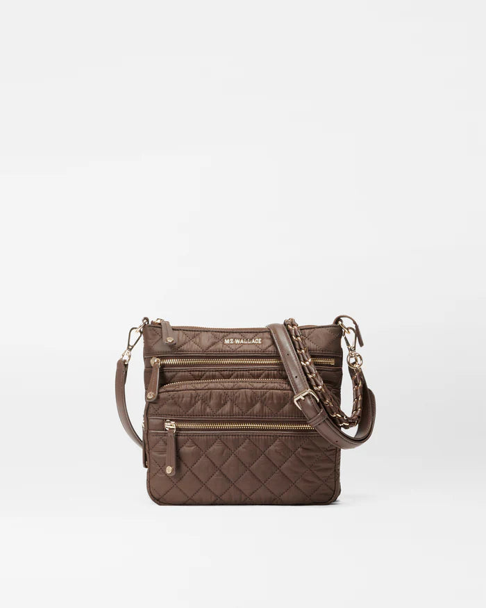 MZ Wallace Downtown Crosby in Walnut - Big Bag NYC