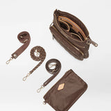 MZ Wallace Downtown Crosby in Walnut - Big Bag NYC