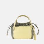 PLINIO Drawstring Small Tote in Canarino - Big Bag NY