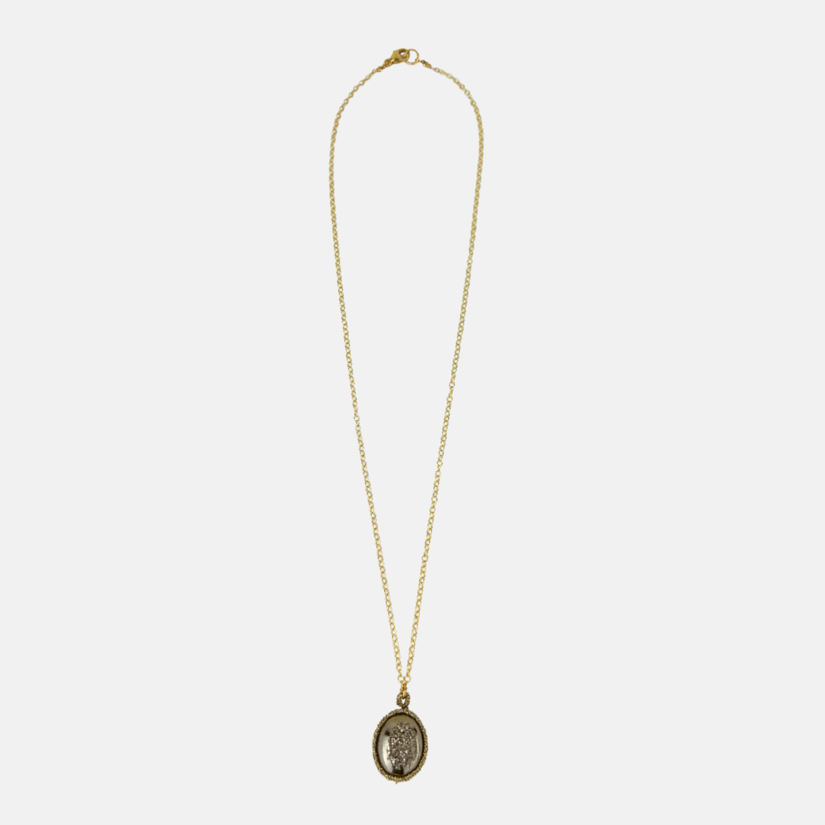 Danielle Welmond Caged Druzy Necklace Big Bag NY