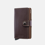 Secrid Miniwallet in Original Leather in Chocolate- Big Bag NY