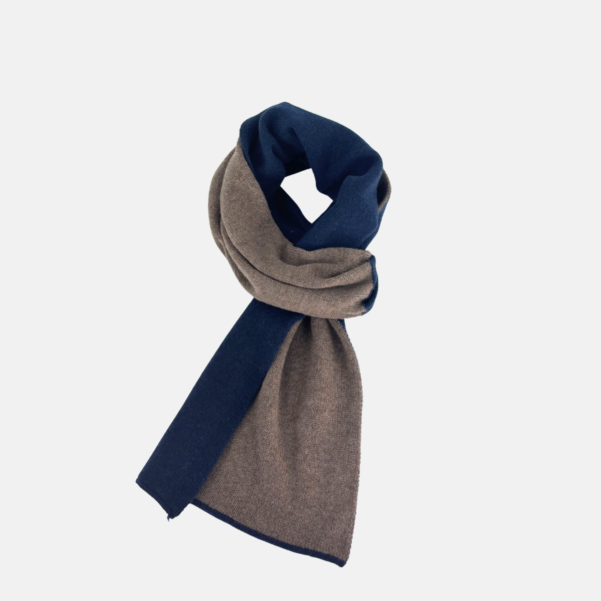 Riviera Reversible Long Cashmere Scarf - Big Bag NY