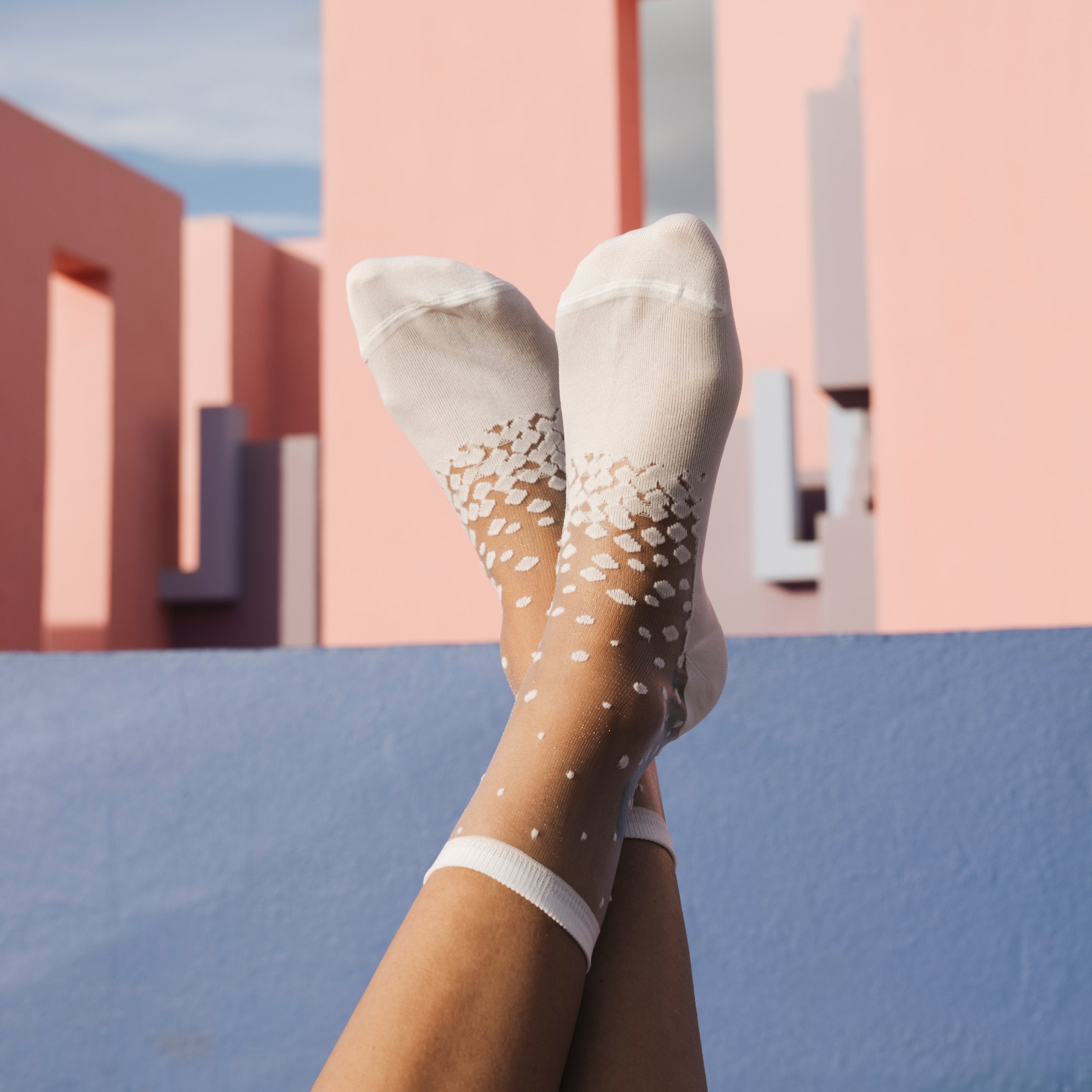 Atelier St Eustache Nakameguro Sock in White - Big Bag NY