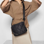 MZ Wallace Quilted Madison Crossbody in Black - Big Bag NY