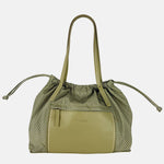 PLINIO Drawstring Large Tote in Vert - Big Bag NY