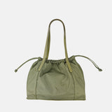 PLINIO Drawstring Large Tote in Vert - Big Bag NY