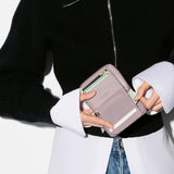 MZ Wallace Small Zip Around Wallet in Quail - Big Bag NY