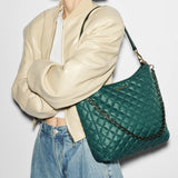 MZ Wallace Crosby Hobo in Emerald - Big Bag NY