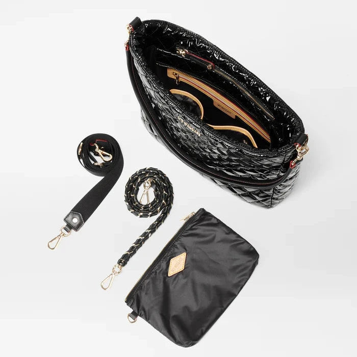 Crosby Hobo Black Lacquer - Big Bag NY