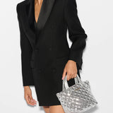 MZ Wallace Ice Sequin Micro Metro Tote Deluxe - Big Bag NY