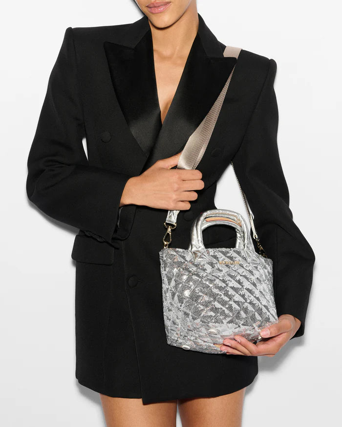 MZ Wallace Ice Sequin Micro Metro Tote Deluxe - Big Bag NY