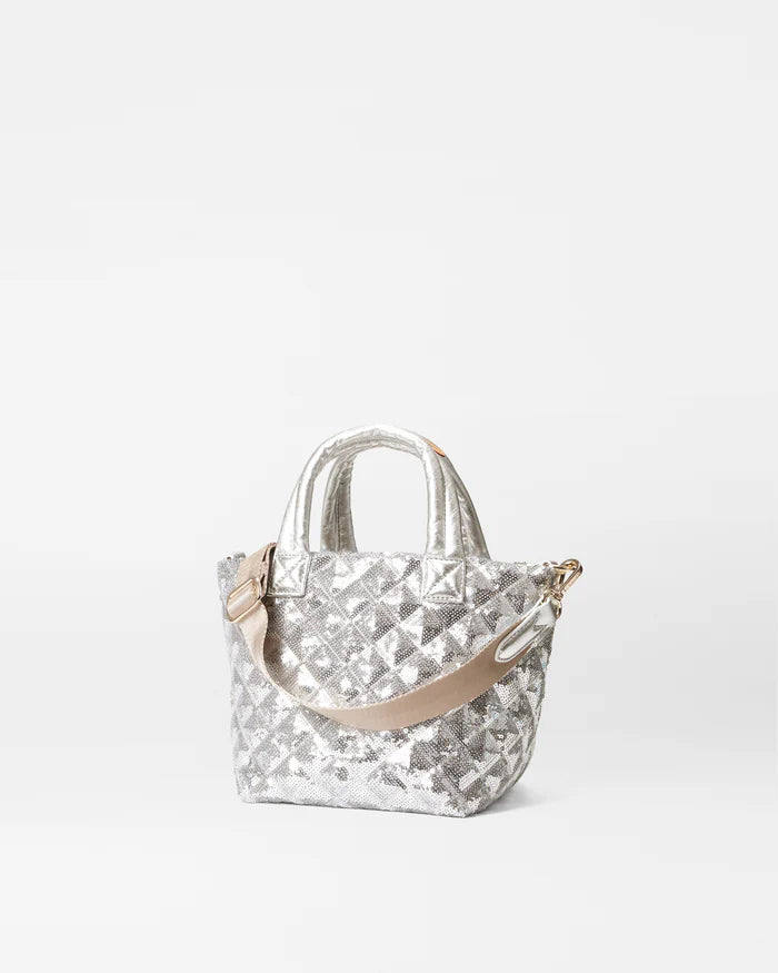 MZ Wallace Ice Sequin Micro Metro Tote Deluxe - Big Bag NY