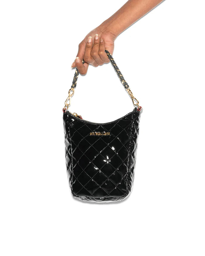 MZ Wallace Crosby Go in Black Lacquer - Big Bag NY